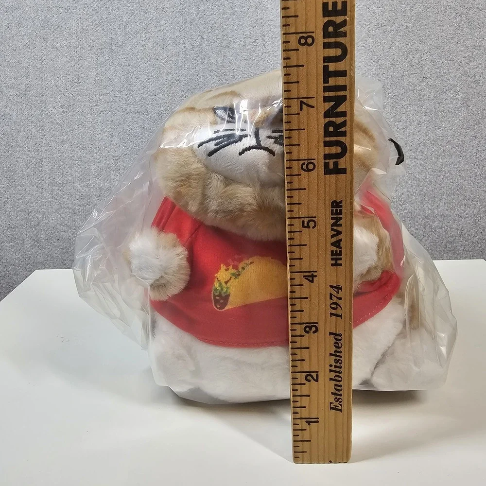 Attatoy Chonky Kitten Grumpy Taco‎ Cat Weighted Plush Animal Plump Fun Whimsical
